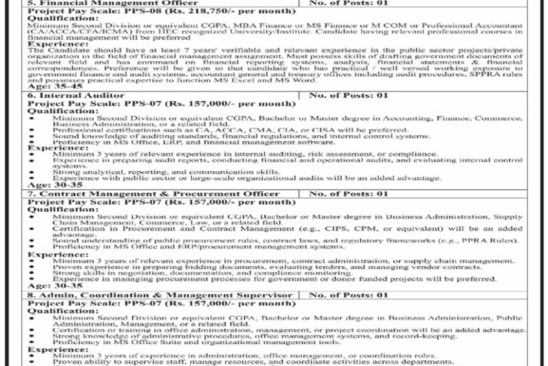 Safe Cities Authority Jobs 2025 Latest Advertisement