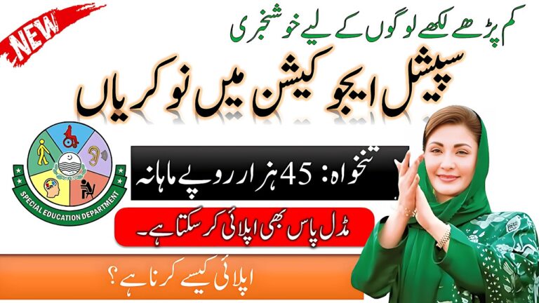 Special Education Department School Jobs 2025 Advertisement