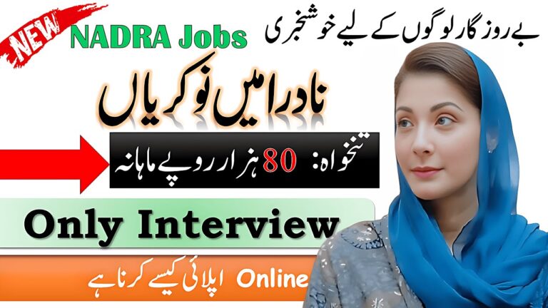 National Database & Registration Authority NADRA Islamabad Jobs 2025 Advertisement