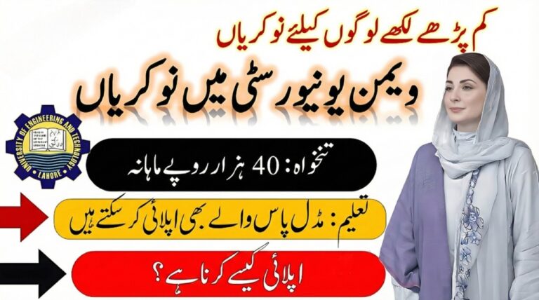 Women University Jobs 2026 Advertisement Notice