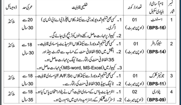 Deputy Commissioner Office Latest Jobs 2026 Advertisement Notice