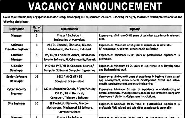 Government Organization Rawalpindi Jobs 2026 Apply Online