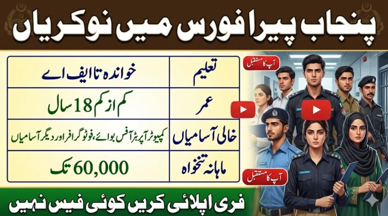 Punjab Enforcement And Regulatory Authority PERA Jobs 2026 Advertisement Notice