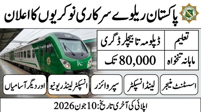 Pakistan Railways Lahore Latest Jobs Advertisement May 2026
