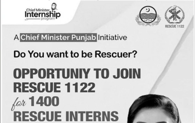 Punjab Emergency Service Rescue 1122 Internships 2026 Online Apply