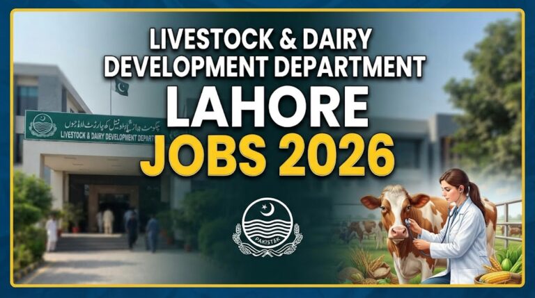 Livestock & Dairy Development Department Lahore Jobs 2026 Advertisement