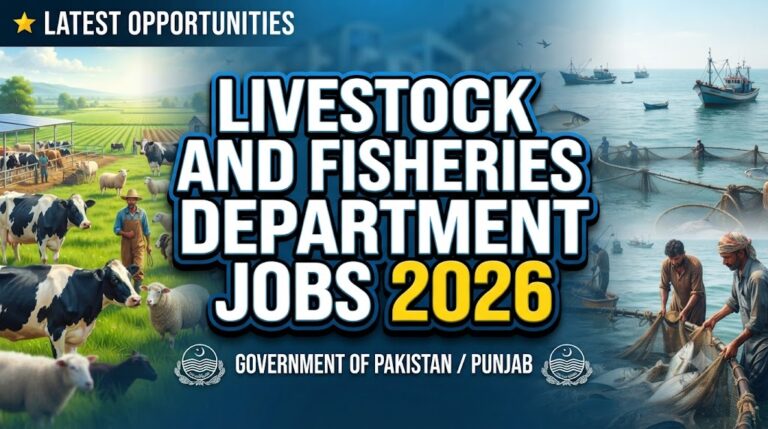 Livestock and Fisheries Department Jobs 2026 Advertisement Notice