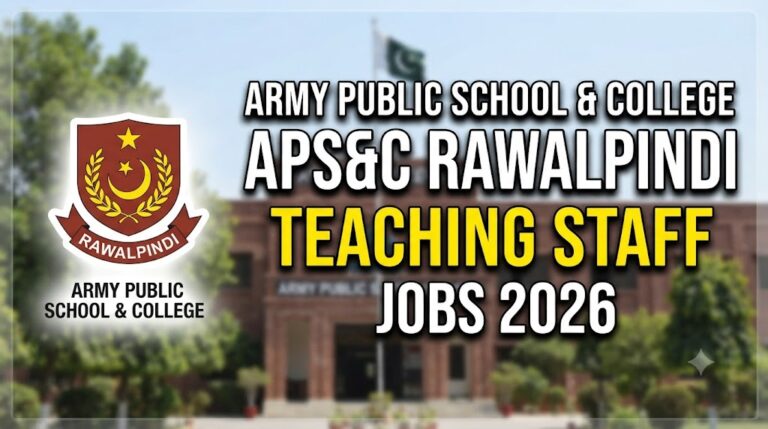 Army Public School & College APS&C Rawalpindi Teaching Staff Jobs 2026