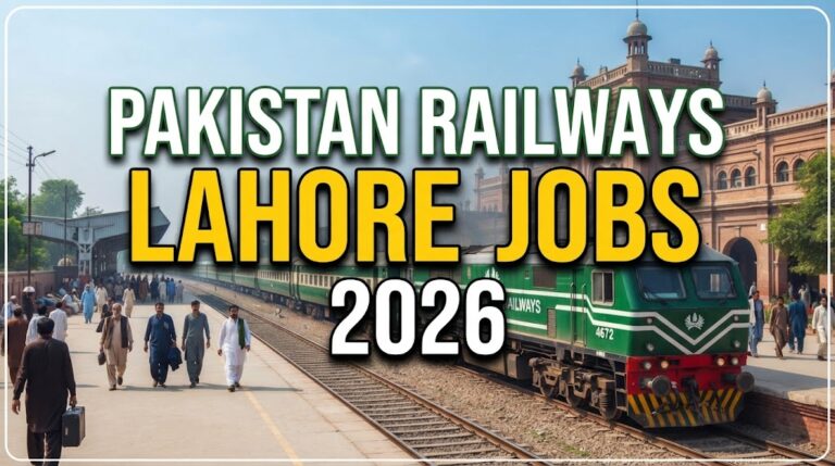 Pakistan Railways Lahore Jobs 2026 Apply Online