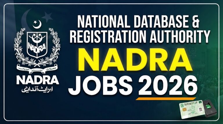 National Database & Registration Authority NADRA Jobs 2026 Apply Online